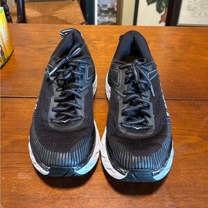 Size 10 - Hoka One One HOKA Bondi 7 Black White